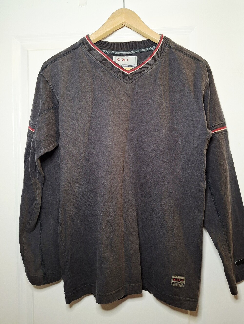 Vintage Y2K OP Long Sleeve 100% Cotton Shirt (L)